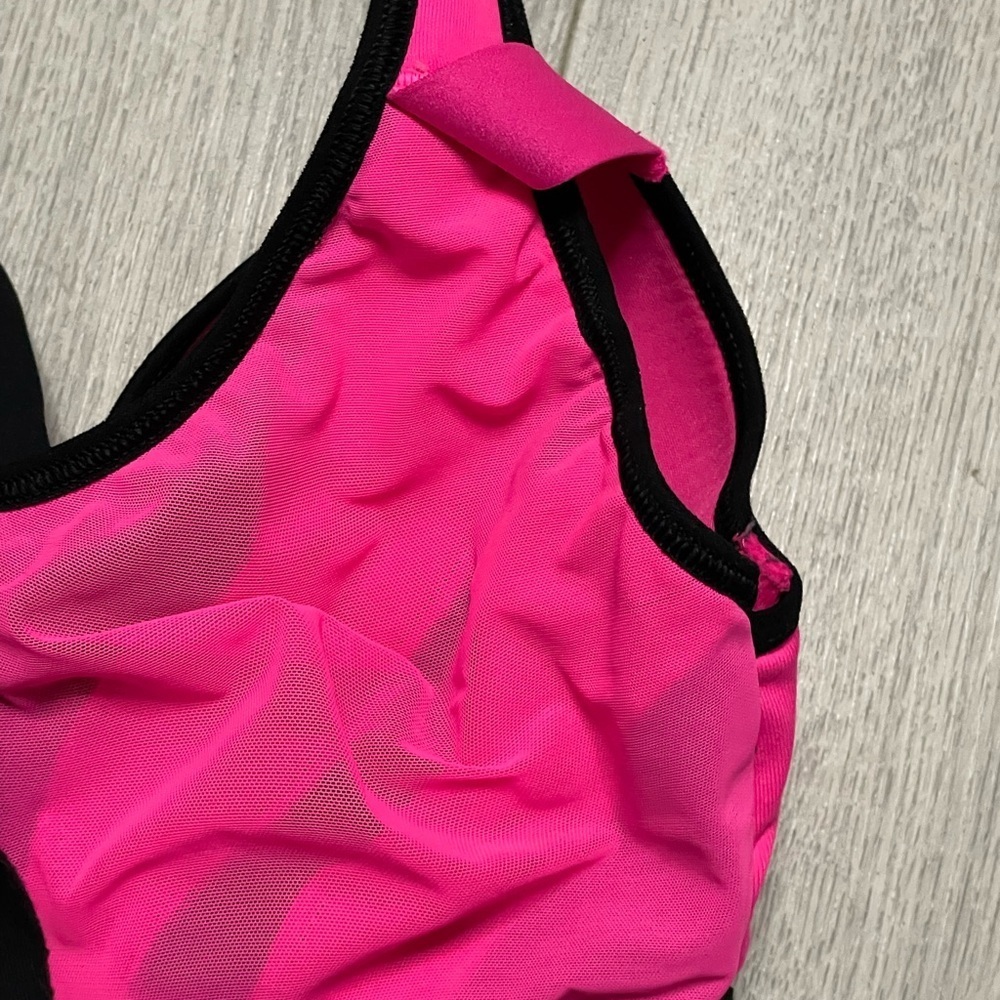 VSX Women's Pink and Black Sports Bra - Picture 7 of 12